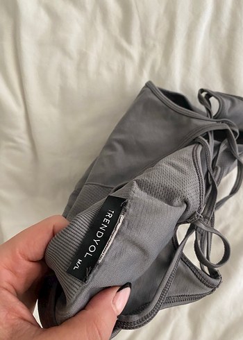 Gri Sporcu Sütyeni - Görsel 3