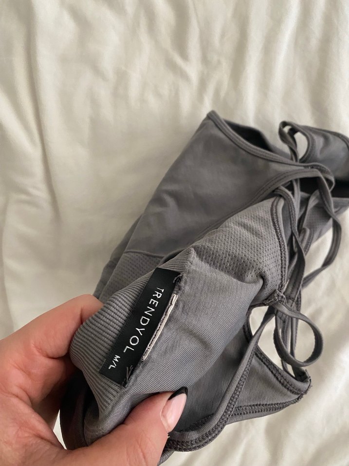 Gri Sporcu Sütyeni - Görsel 3