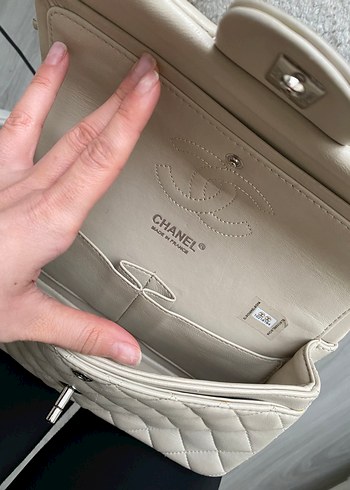 Krem Chanel model Çanta - Görsel 6