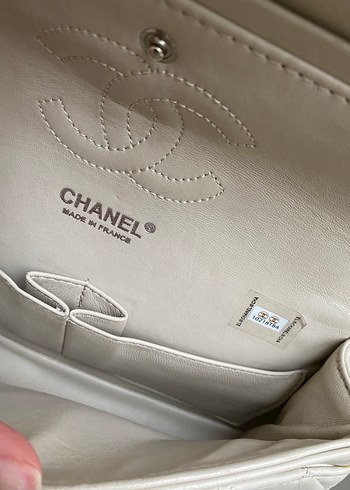 Krem Chanel model Çanta - Görsel 7