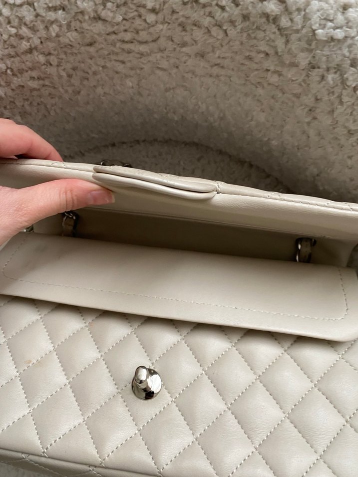 Krem Chanel model Çanta - Görsel 4