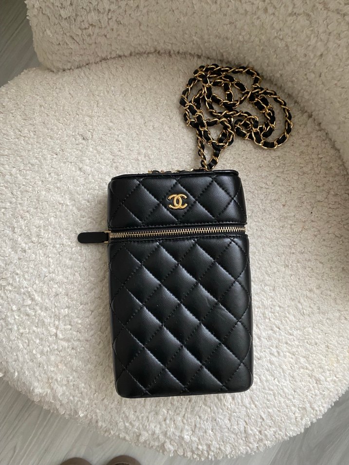 Siyah Chanel model çanta - Görsel 2