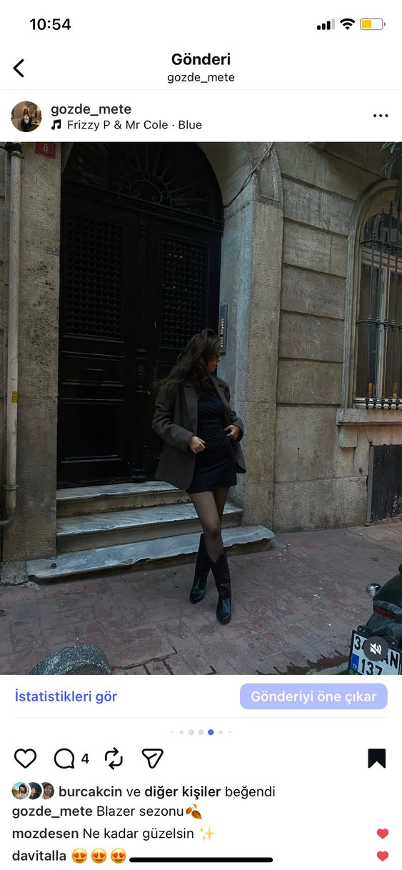 Siyah mini elbise - Görsel 3