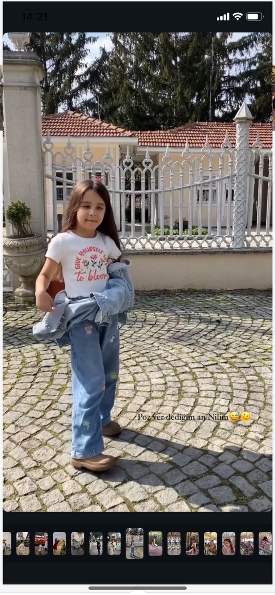 #h&m 6-7 yaş desenli jeans pantolon - Görsel 4