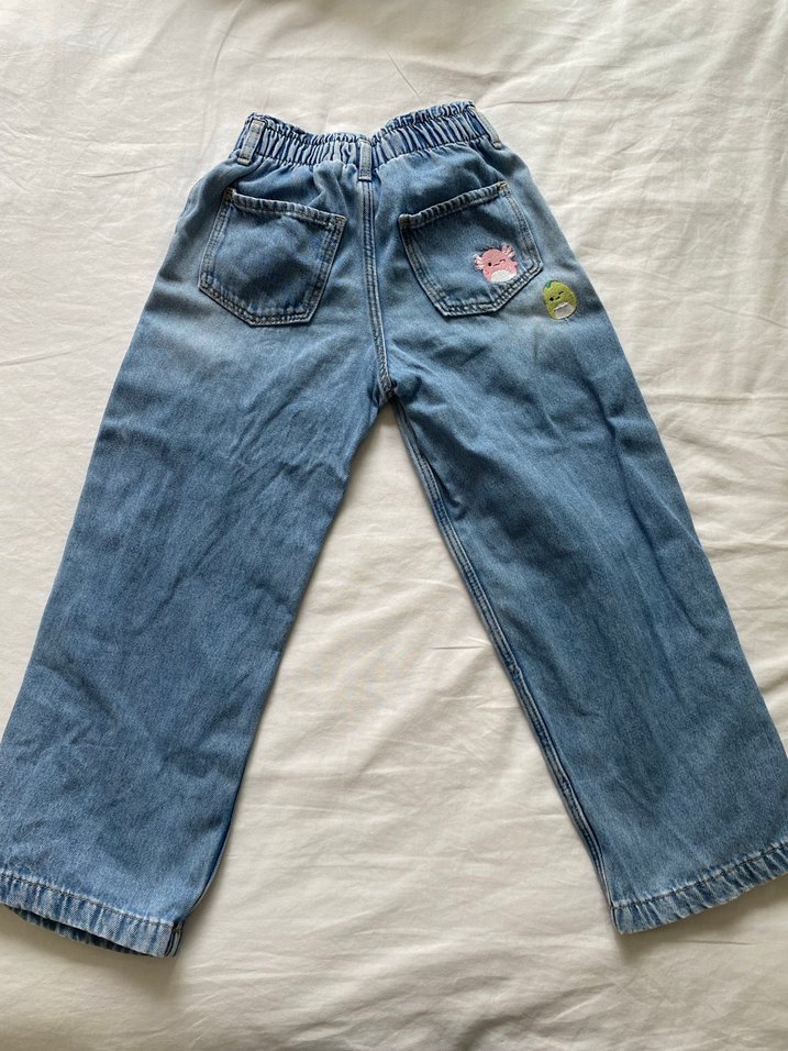 #h&m 6-7 yaş desenli jeans pantolon - Görsel 3