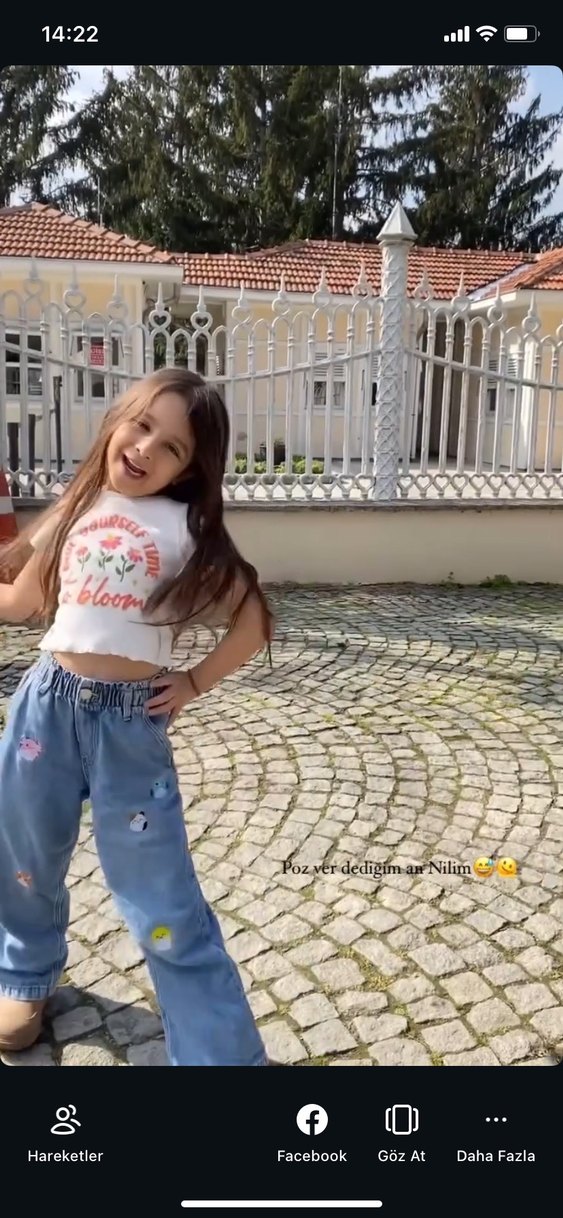 #h&m 6-7 yaş desenli jeans pantolon - Görsel 5