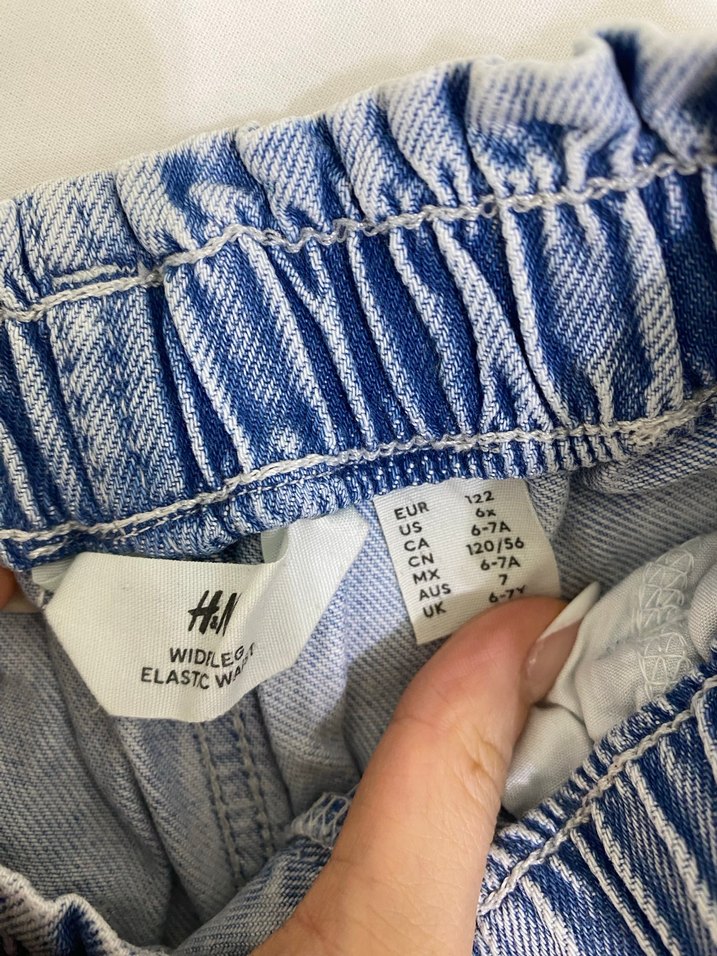 #h&m 6-7 yaş mavi jeans pantolon - Görsel 3