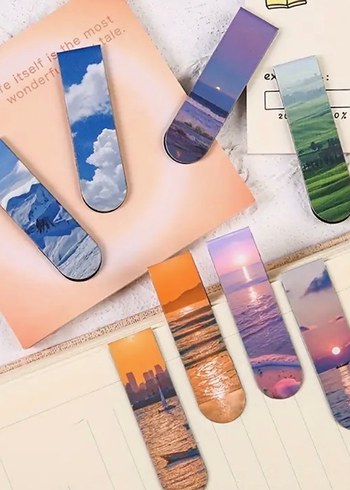 Çok Renkli Manzara kitap ayracı - Görsel 3