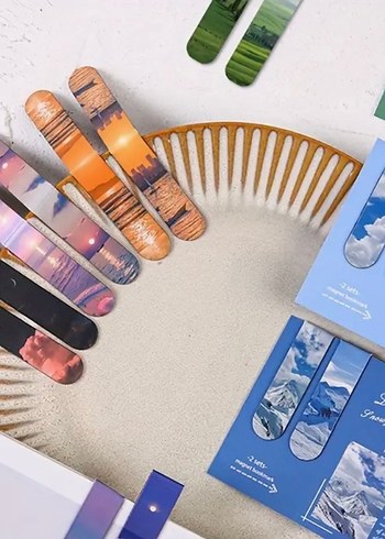 Çok Renkli Manzara kitap ayracı - Görsel 2