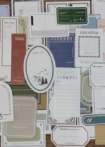 4 li scrapbooking kağıdı - Görsel 3