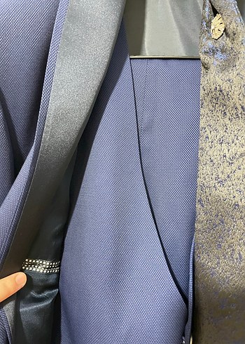 Lacivert Modern Klasik Erkek Takım Elbise - Görsel 3