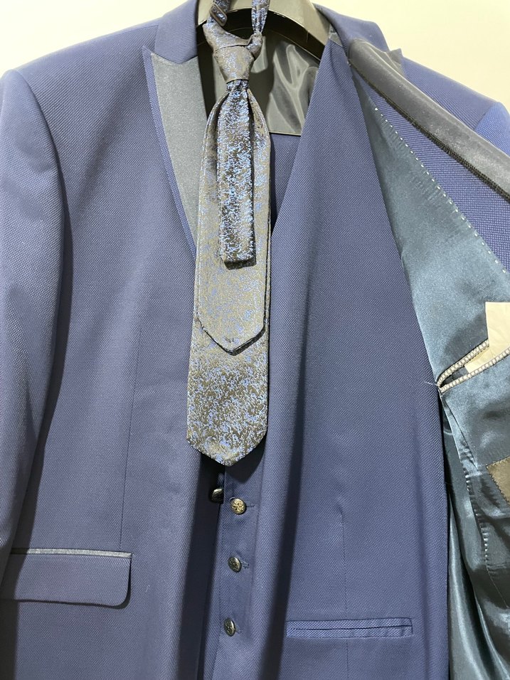 Lacivert Modern Klasik Erkek Takım Elbise - Görsel 2