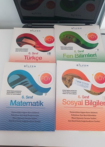 Bilfen 6. Sınıf Fen Bilimleri, Matematik,Türkçe, Sosyal Bilgiler