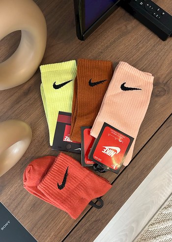 Nike Unisex Çorap Seti, Çok Renkli