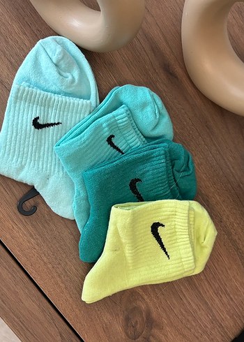 Nike unisex Mini Çorap Seti Renkli