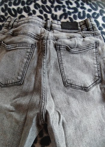 Mango MANGO Mom2000 Yüksek Belli Gri Mom Jean