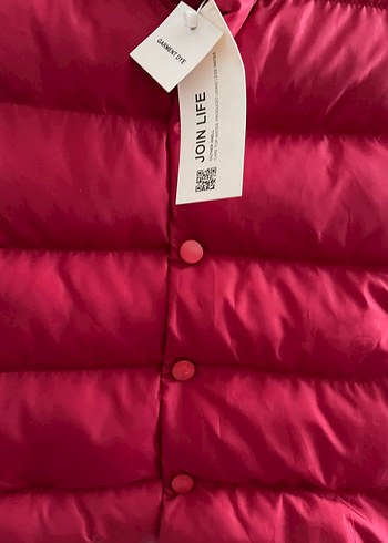 zara unisex kırmızı çocuk yelek - Görsel 4