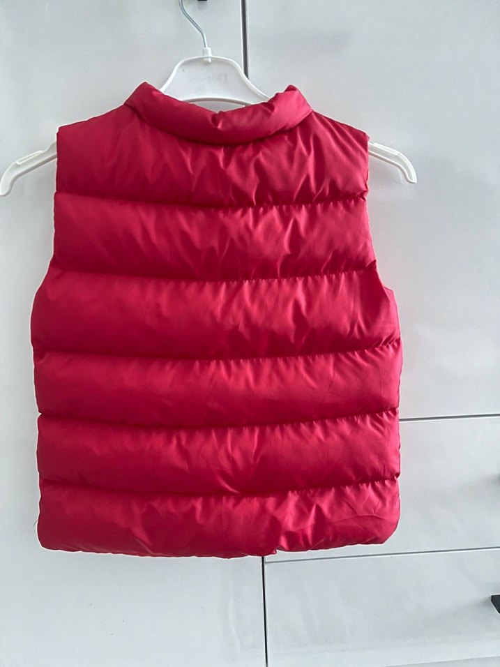 zara unisex kırmızı çocuk yelek - Görsel 3