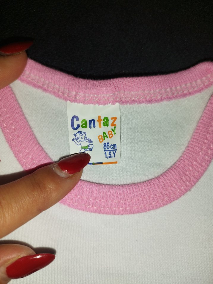 kız bebek body zıbın - Görsel 2