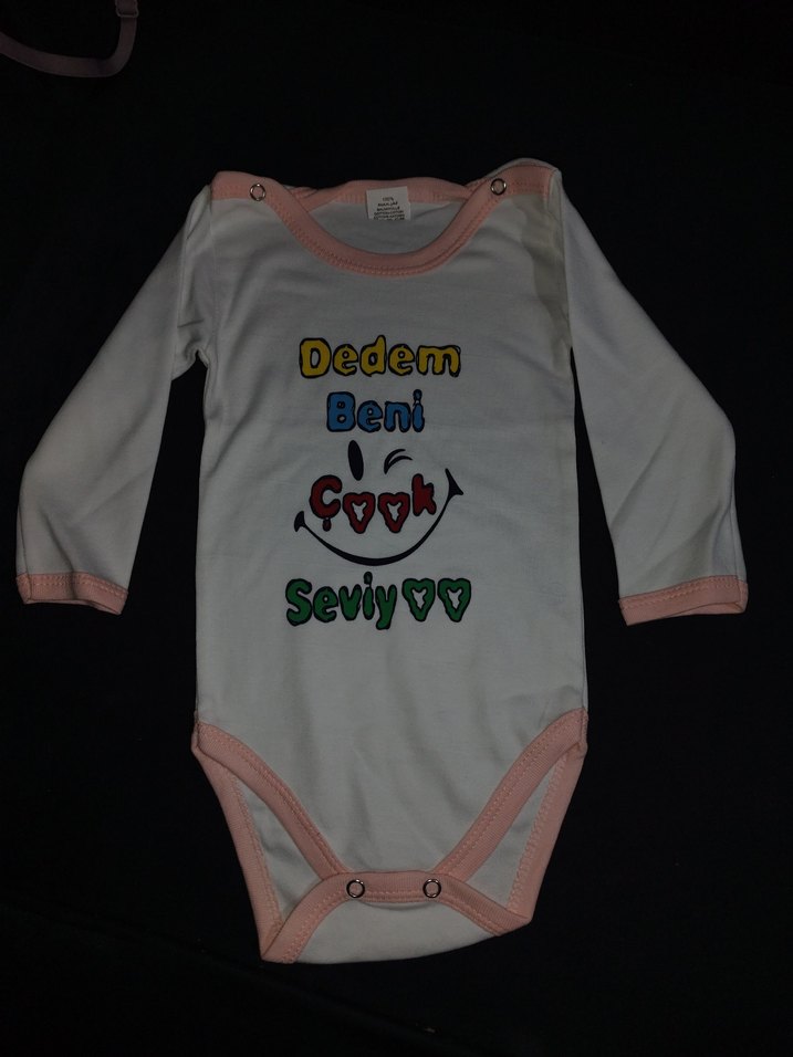 kız bebek zıbın body - Görsel 2