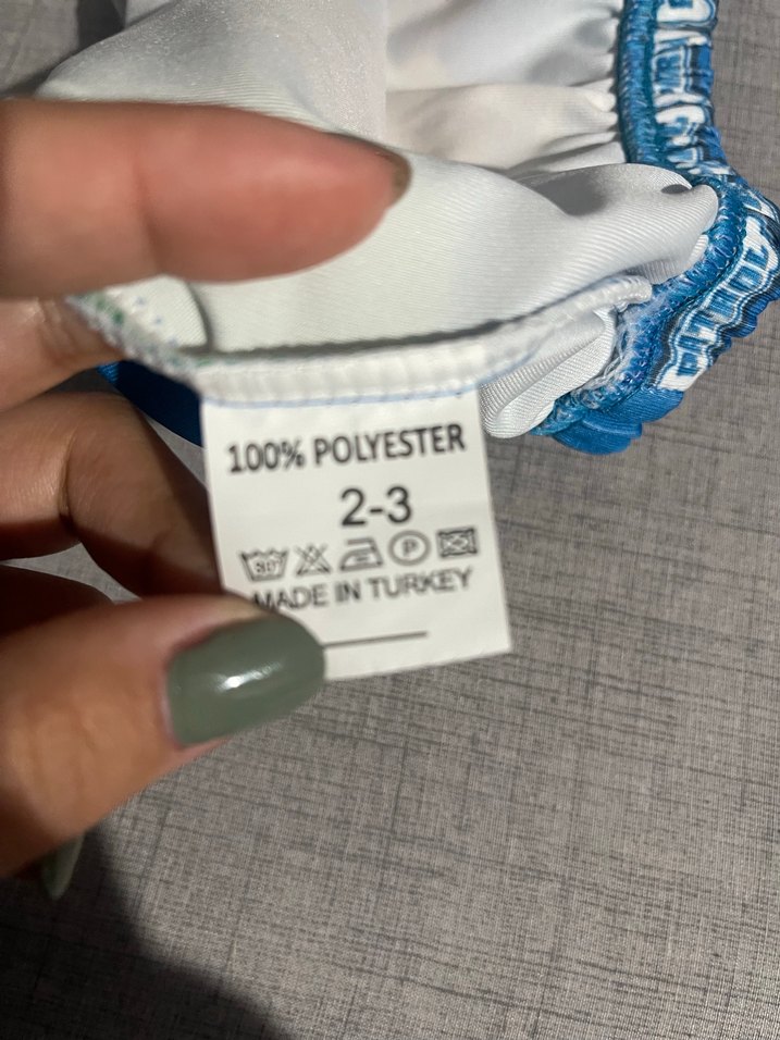 2-3 yaş mavi erkek çocuk deniz şortu - Görsel 4