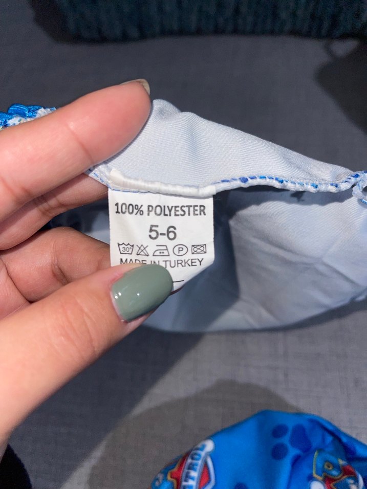 Mavi renk erkek çocuk deniz havuz bonesi - Görsel 4