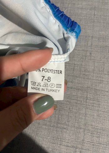 Mavi erkek çocuk deniz şortu - Görsel 4