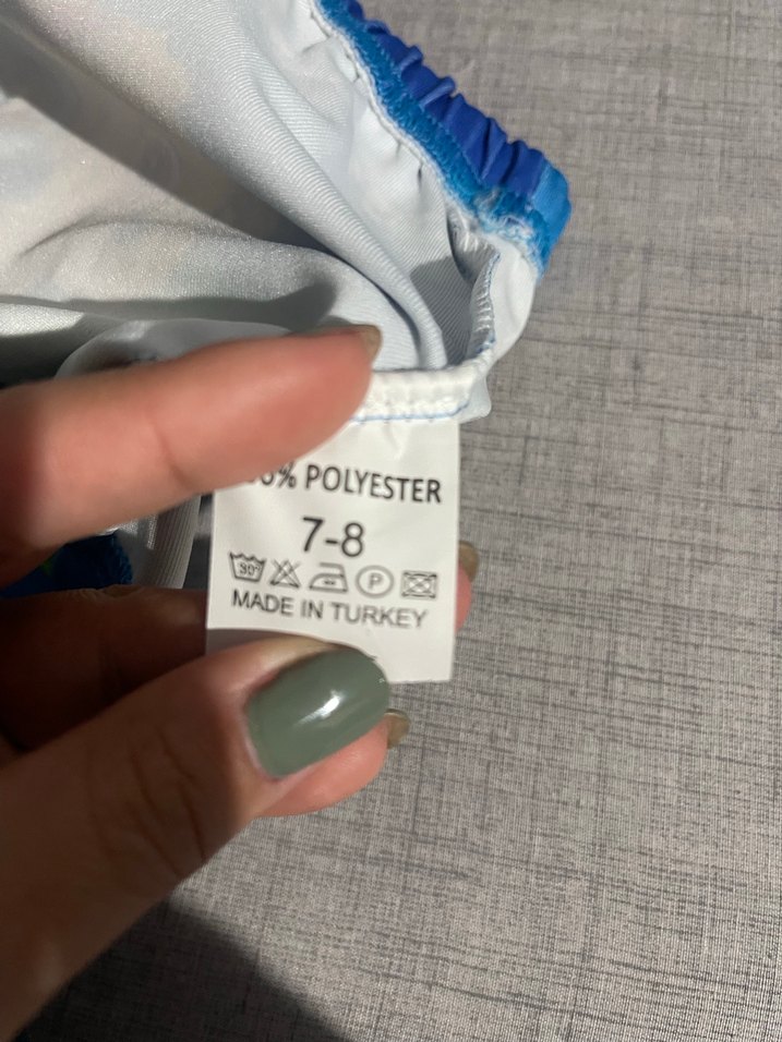 Mavi erkek çocuk deniz şortu - Görsel 4