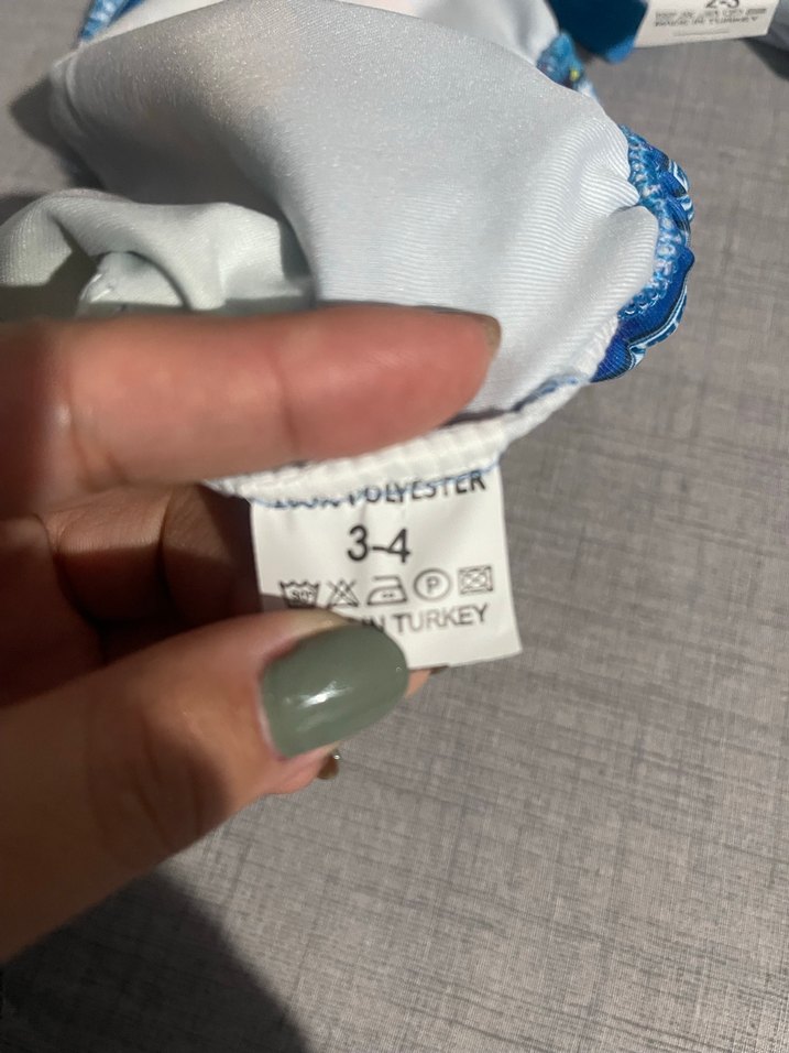 3-4 yaş mavi erkek çocuk deniz havuz şortu - Görsel 4