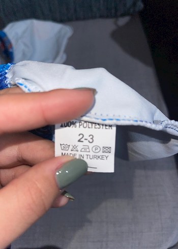 2-3 yaş mavi erkek çocuk deniz havuz bonesi - Görsel 4