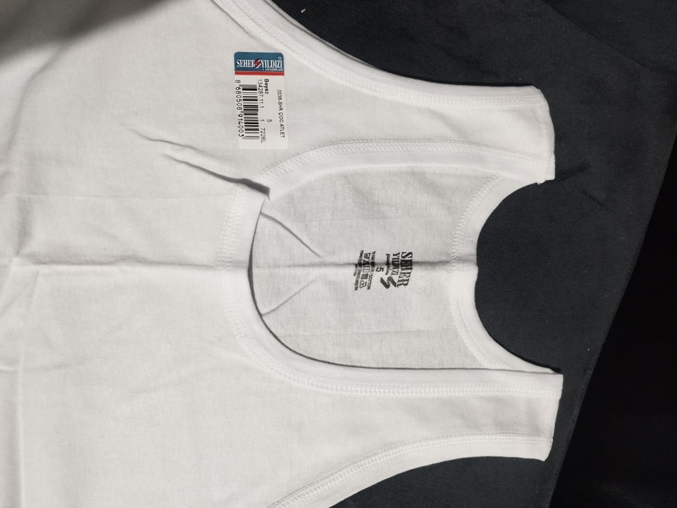 seher yıldızı 5 no 3 lü erkek çocuk atlet - Görsel 4