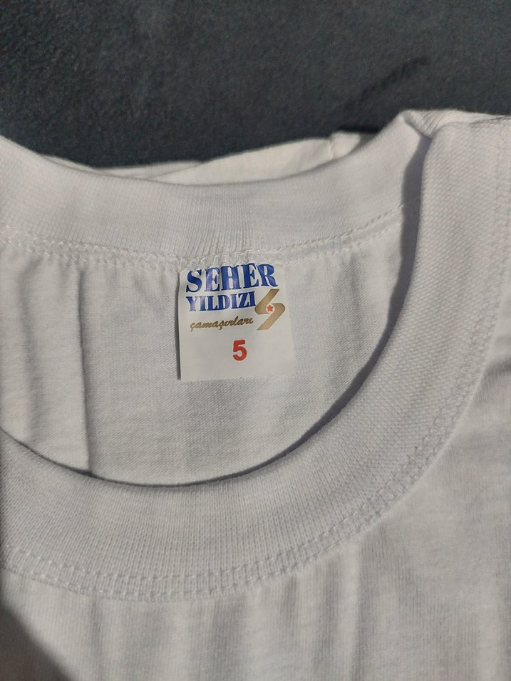 seher yıldızı 5 no 2 li erkek çocuk atlet tişört içlik - Görsel 3