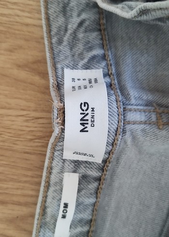 38 Beden mango gri mim Jean kot pantolon