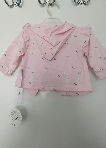 kız bebek üçlü takım zıbın body tayt alt hırka - Görsel 8