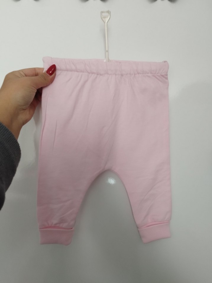 kız bebek üçlü takım zıbın body tayt alt hırka - Görsel 4