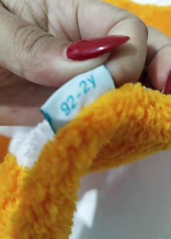 unisex turuncu balık bebek tulum - Görsel 6