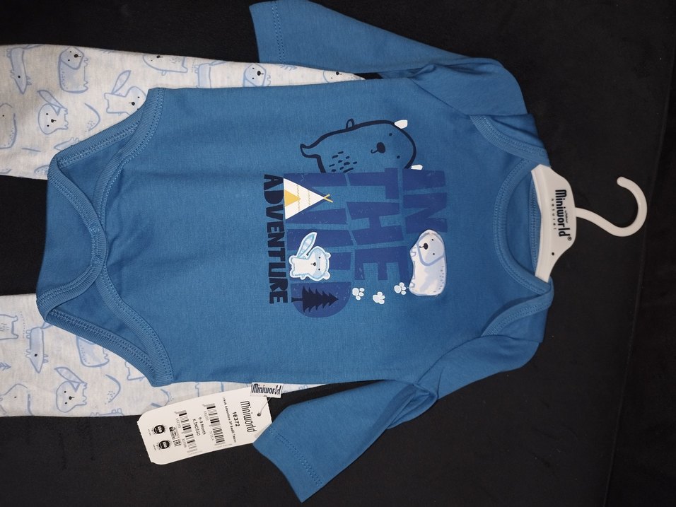 mini world erkek bebek üçlü takım - Görsel 4