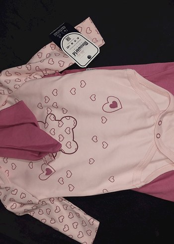 mini world kız bebek üçlü takım - Görsel 2