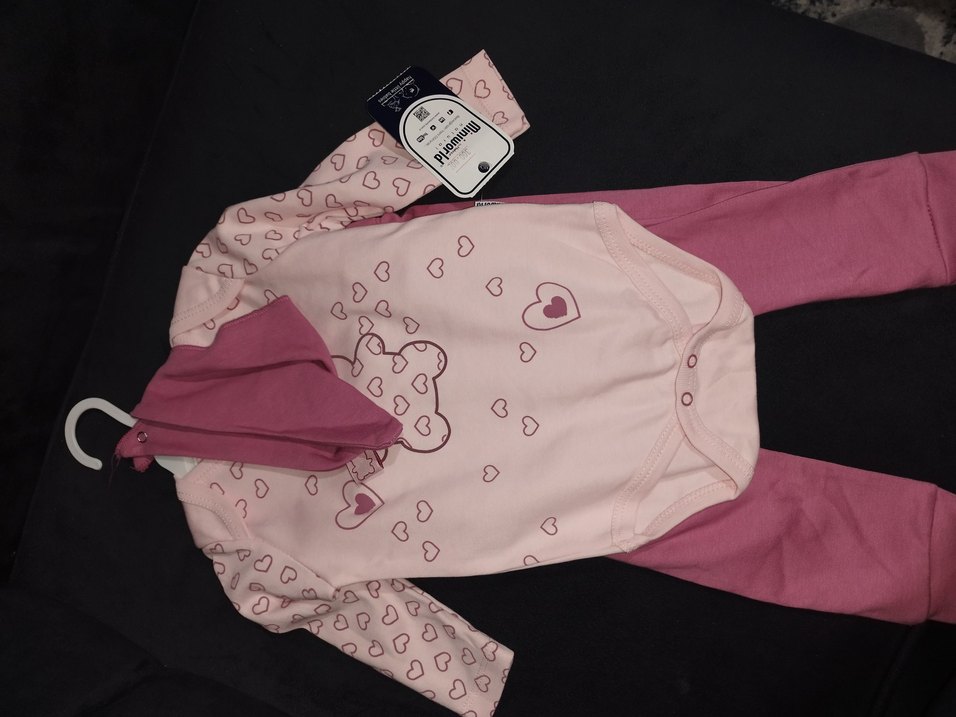 mini world kız bebek üçlü takım - Görsel 2