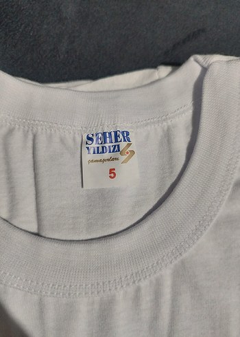 seher yıldızı 5 no 2 li erkek çocuk atlet tişört içlik - Görsel 3