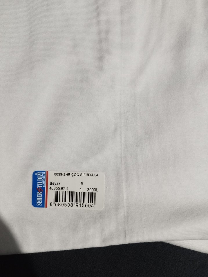 seher yıldızı 5 no 2 li erkek çocuk atlet tişört içlik - Görsel 2