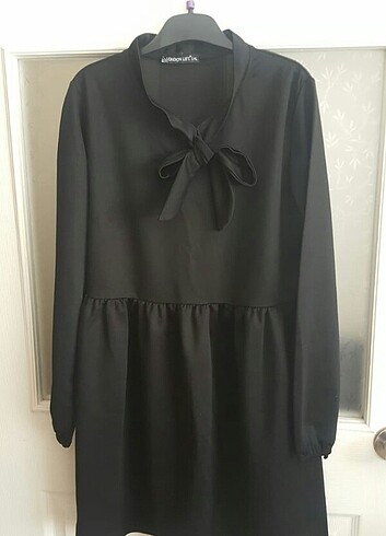 xl Beden siyah Renk Bayan Kısa Elbise/Tunik.