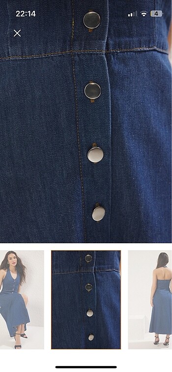Denim Elbise - Görsel 5