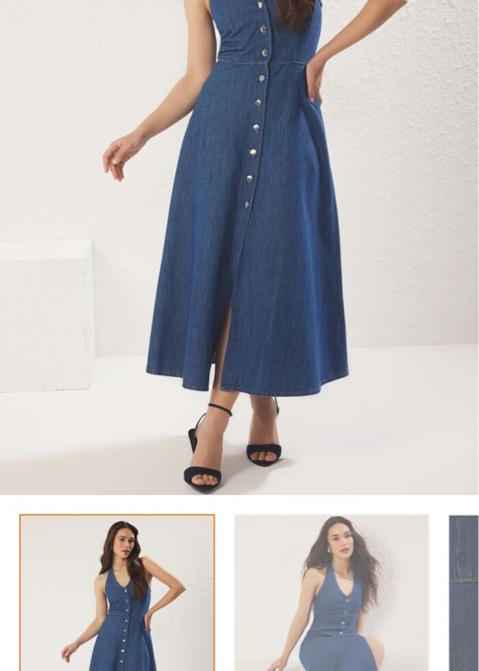 Denim Elbise - Görsel 2