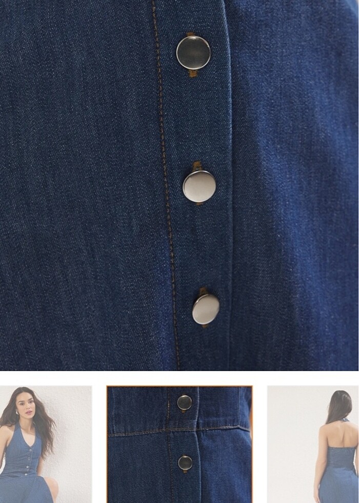 Denim Elbise - Görsel 5