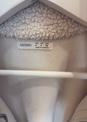 Oysho Bej Kadın Peluş Ceket - Oysho