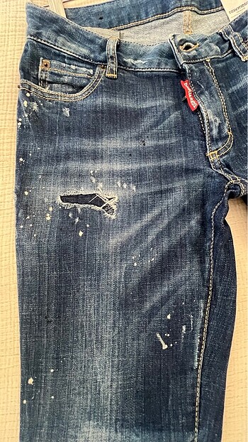 s Beden lacivert Renk Dsquared kadın 36-38 beden jean kot