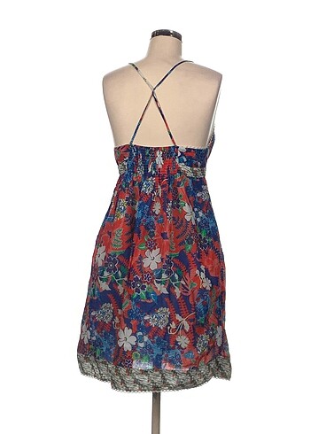 universal Beden Vintage Love Kısa Elbise %70 İndirimli.
