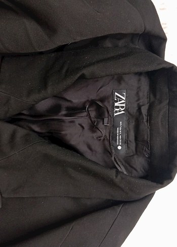 zara siyah Düğmeli Blazer Ceket - Görsel 4