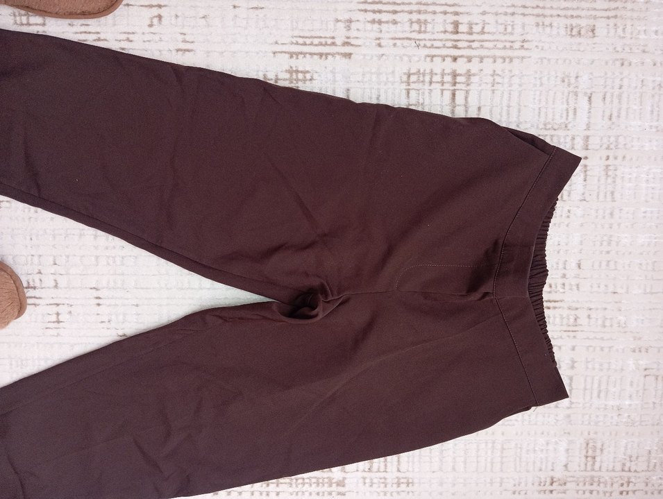 Kahverengi Kadın Kumaş Pantolon - Görsel 2